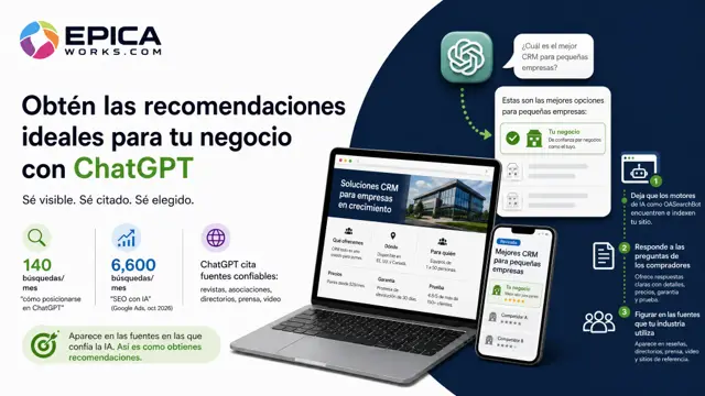 Cómo conseguir que ChatGPT recomiende tu negocio