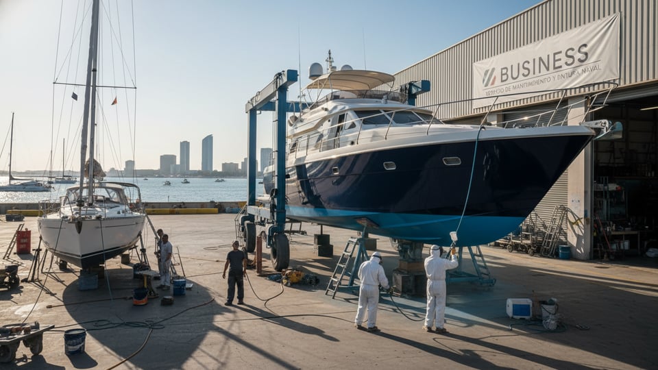 Estrategia de marketing digital para Servicio de Mantenimiento y Pintura Naval para Yates en la Provincia de Cádiz, Andalucía, España