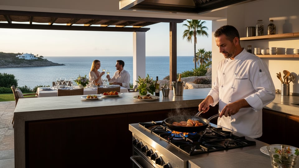 Estrategia de marketing digital para Servicio Premium de Chef Privado a Domicilio en Ibiza, Islas Baleares
