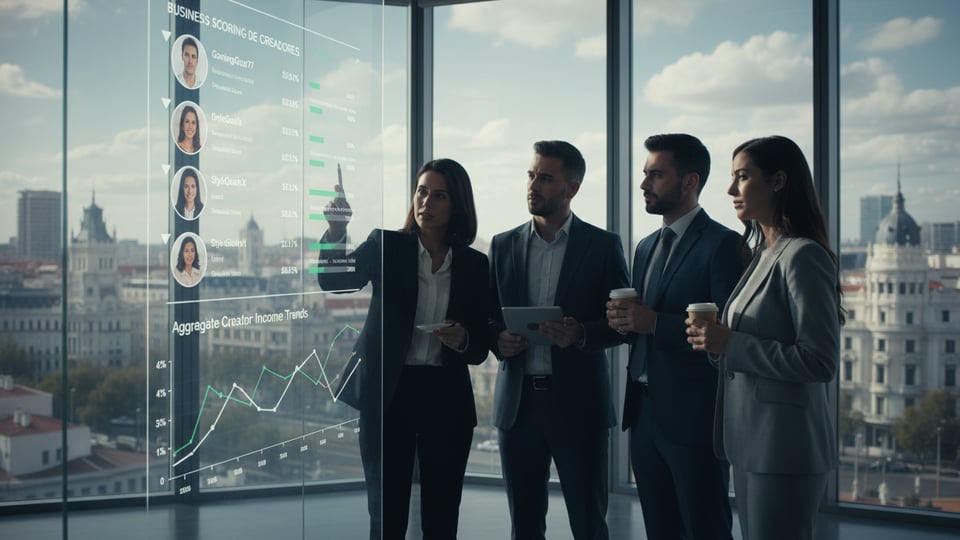 Estrategia de marketing digital para Plataforma Global de Scoring de Creadores por Ingresos y Fiabilidad