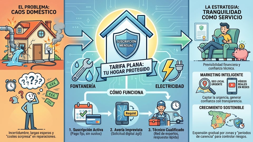 Captación de Abonados para Técnicos del Hogar en Madrid Estrategia de marketing digital para Captación de Abonados para Técnicos del Hogar en Madrid