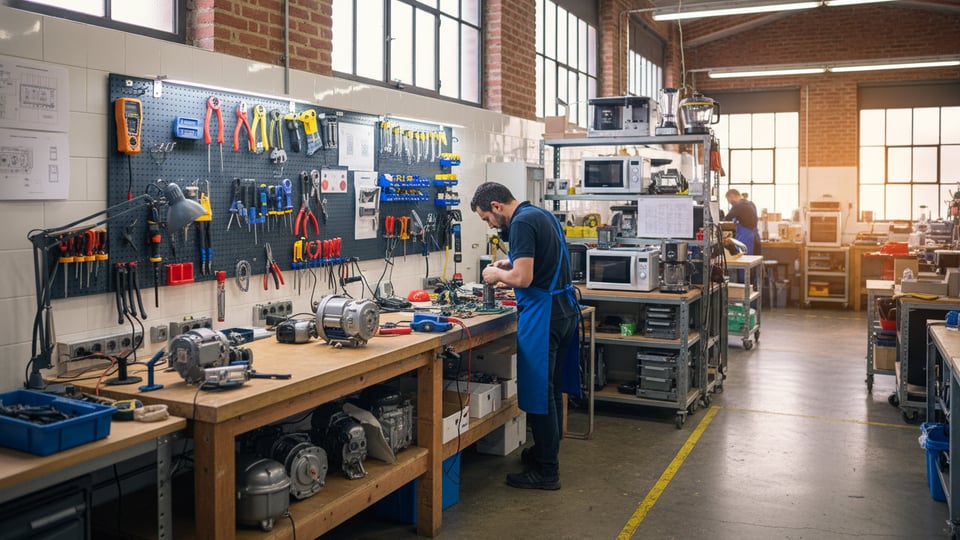 Estrategia de marketing digital para Captación de Clientes para Taller de Electrodomésticos en Barcelona