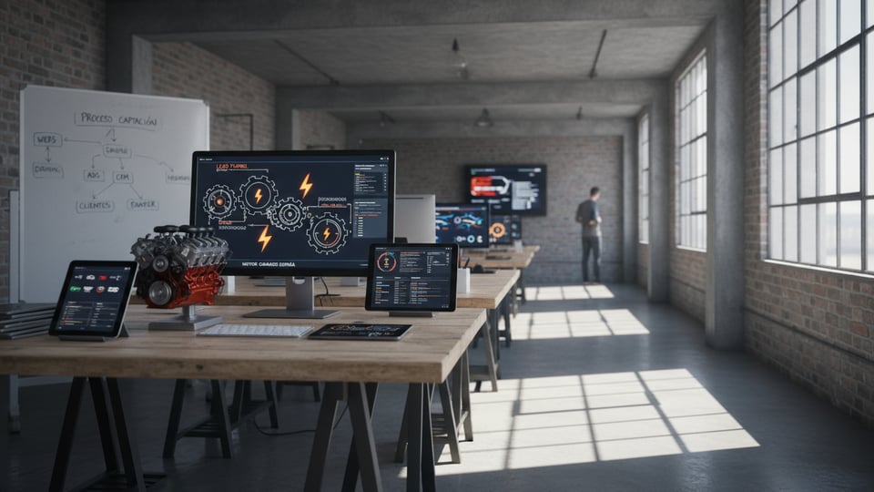 Estrategia de marketing digital para Captar Clientes para Agencia de Leads de Talleres Mecánicos en España