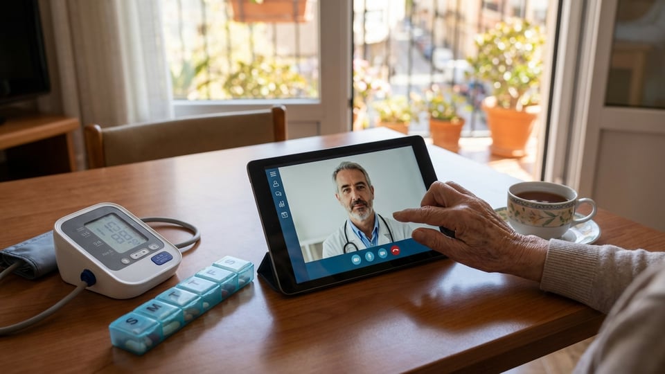 Estrategia de marketing digital para Estrategia de Crecimiento para Servicio de Telesalud para Mayores en España