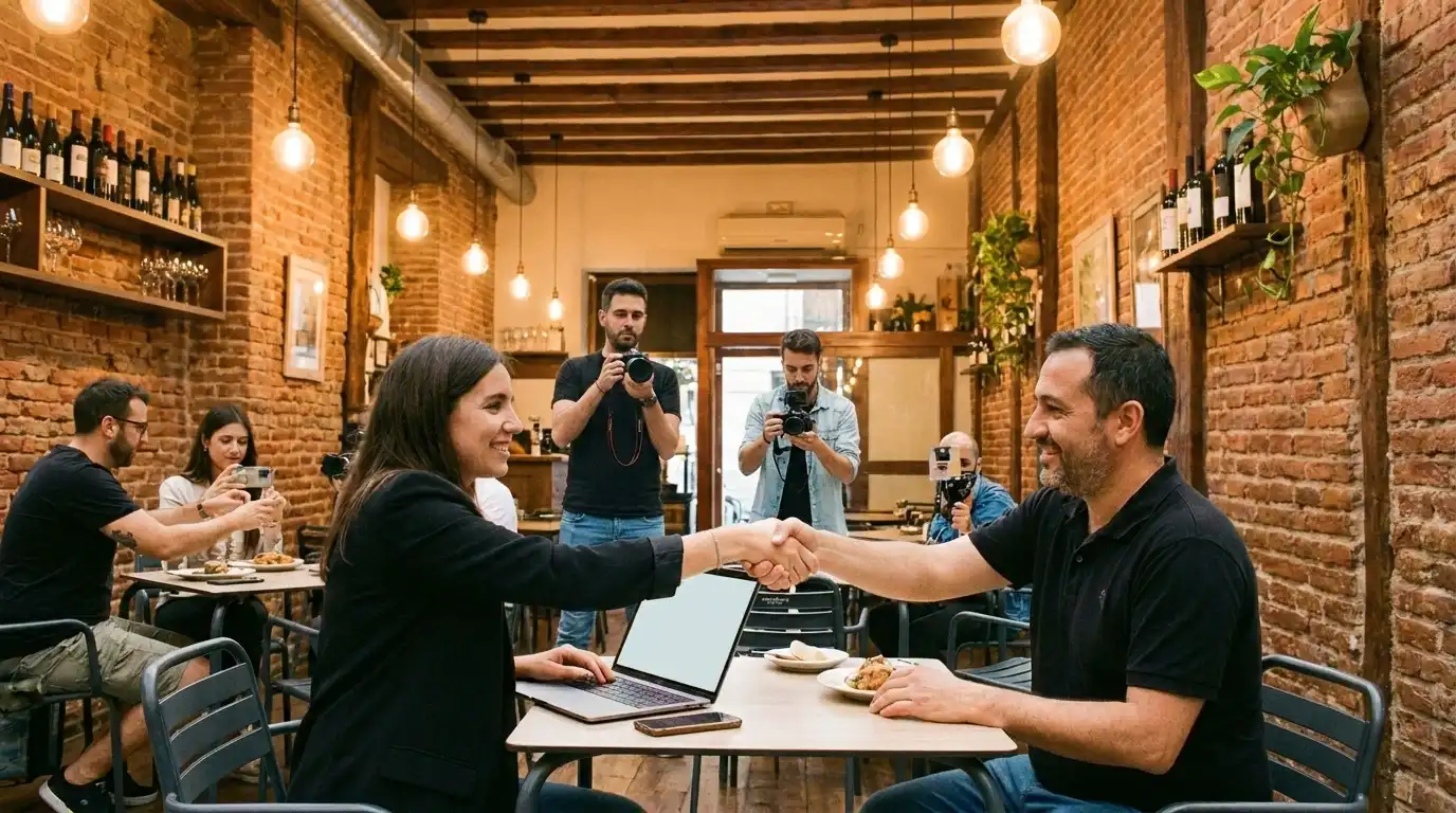 Estrategia de marketing digital para Estrategia Inbound para Captar Restaurantes en Madrid para Plataforma de Influencers