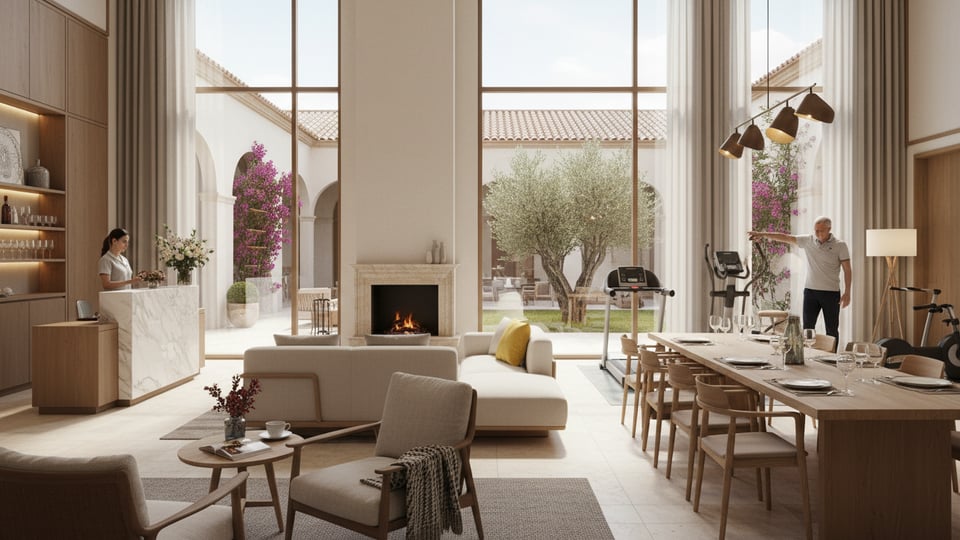 Estrategia de marketing digital para Marketing para Residencias Geriátricas Flexibles en España