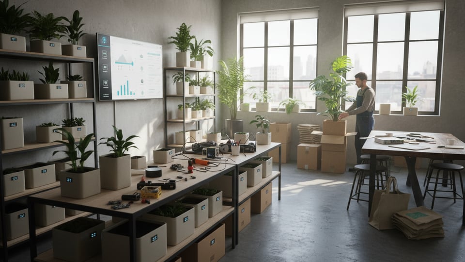 Estrategia de marketing digital para Marketing para Solución de Jardinería Inteligente IoT en España