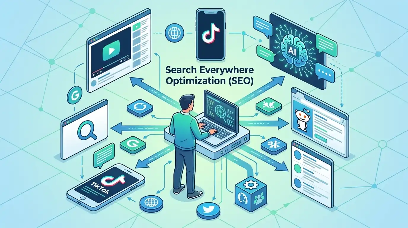 Search Everywhere Optimization: Estrategia SEO en 2026
