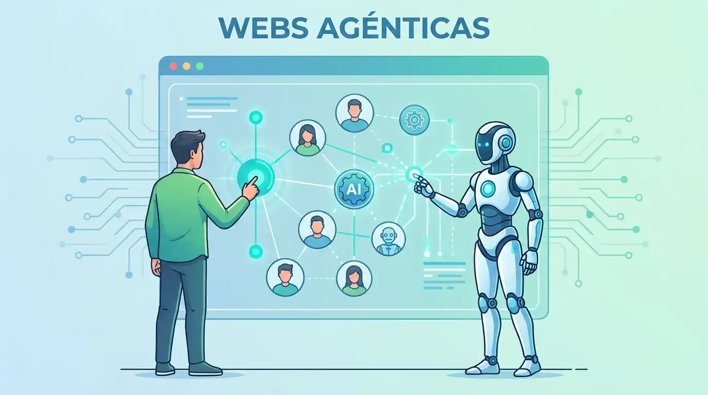 Webs agénticas: qué son y por qué cambian las reglas